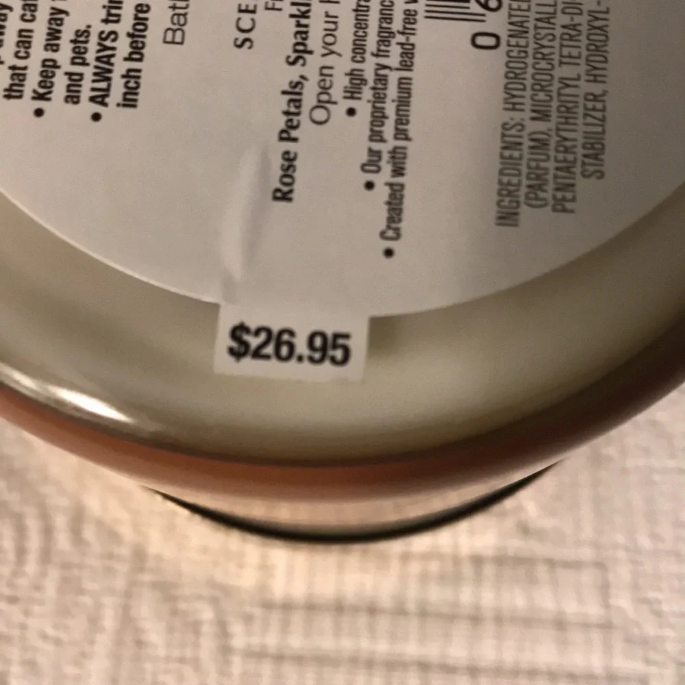 Bath & Body Works new three